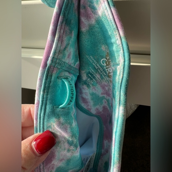 Athleta Girl - Girls XL 14 - NWT - Green Multi - High Rise Tight - Picture 8 of 8